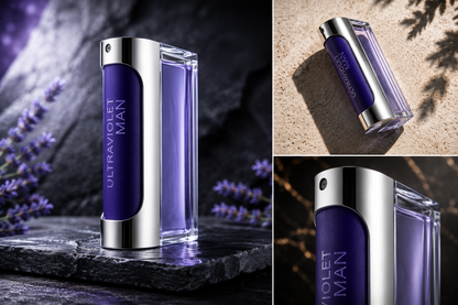 Paco Rabanne Ultraviolet Man Eau de Toilette – Parfum Homme Frais Boisé Intense