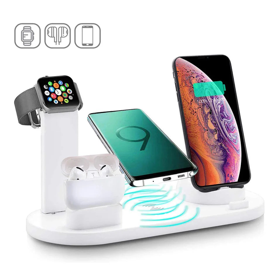 Support de Charge Sans Fil 7-en-1 – Chargez tous vos appareils en un seul geste !