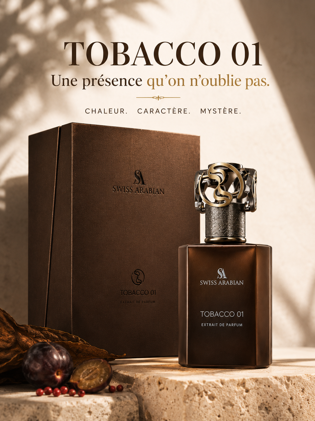 Swiss Arabian Tobacco 01 – Une Signature Fumée, Profonde et Magnétique
