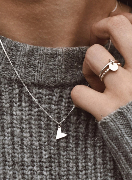 Collier Love en argent sterling 925 plaqué or 24k